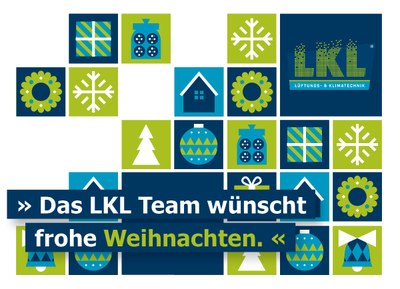 Luftige Weihnachtsfreude: Das LKL Team wünscht besinnliche Festtage 2023