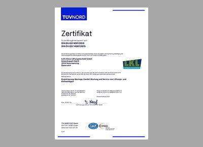 LKL bleibt zertifiziert – Qualität und Umweltbewusstsein mit Brief und Siegel